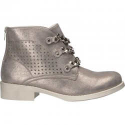 Ghete fashion, de dama, argintii