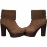 Botine fashion, cu platforma si toc masiv