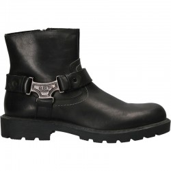 Ghete barbatesti, stil moto, piele naturala