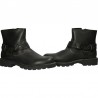 Ghete barbatesti, stil moto, piele naturala