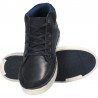 Ghete sneakers, barbati, piele si textil