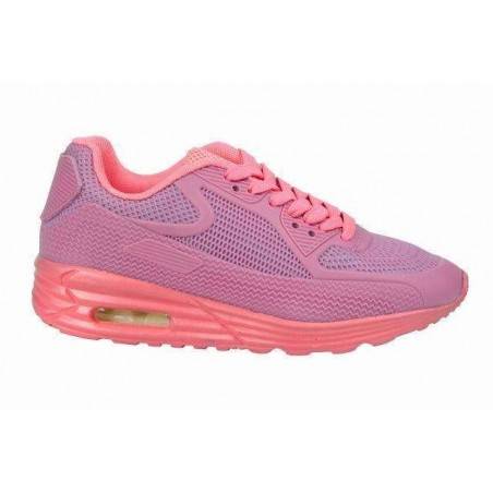 Pantofi roz de Sport, cu talpa groasa