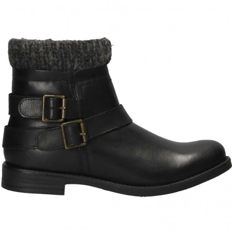Bocanci dama, stil moto, cu catarame