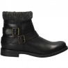 Bocanci dama, stil moto, cu catarame