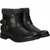 Bocanci dama, stil moto, cu catarame