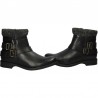 Bocanci dama, stil moto, cu catarame