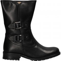 Cizme clasice, piele, imblanite, pentru femei