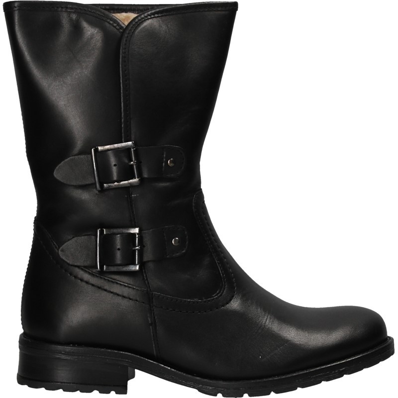 Cizme clasice, piele, imblanite, pentru femei Cizme clasice, piele, imblanite, pentru femei