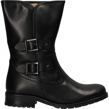Cizme clasice, piele, imblanite, pentru femei