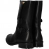 Cizme clasice, piele, imblanite, pentru femei