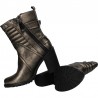 Cizme glamour, cu toc mediu, stil moto