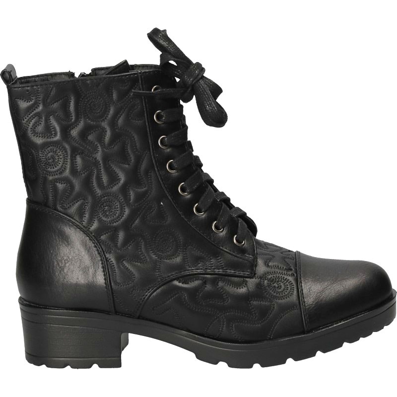 Ghete dama, moderne, negre, cu toc mic Ghete dama, moderne, negre, cu toc mic