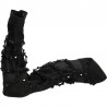 Botine fashion, negre, toc inalt