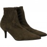 Botine verzi, textil, model in tendinte