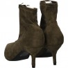 Botine verzi, textil, model in tendinte