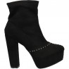 Botine negre, platforma, de gala