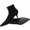 Botine ascutite, din material stretch