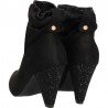 Botine ascutite, din material textil