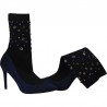 Cizme bleumarin, ascutite, cu ciorap