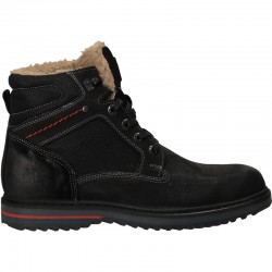 Ghete barbati, negre, casual, din piele