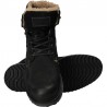 Ghete barbati, negre, casual, din piele