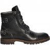 Ghete negre, barbatesti, piele, stil urban