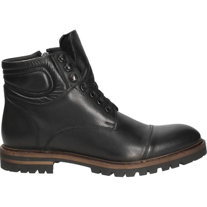 Ghete negre, din piele, pentru barbati Ghete negre, din piele, pentru barbati