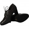 Pantofi dama, stil Oxford, culoarea gri