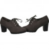 Pantofi cu toc mediu, culoarea gri