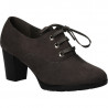Pantofi cu toc mediu, culoarea gri