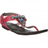Sandale fete, flip flops, roz, cu decor