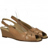 Sandale trendy bej cu platforma