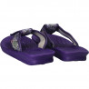 Papuci violet, de strand, pentru femei