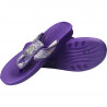 Papuci violet, de strand, pentru femei