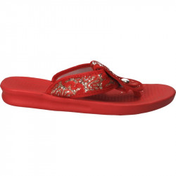 Papuci flip flops, rosii, din spuma