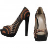 Incaltaminte dama, fashion, cu platforma, flower print