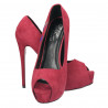 Pantofi femei fashion, cu toc stiletto, decupati