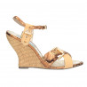 Sandale fashion, bronz, cu catarama