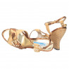 Sandale fashion, bronz, cu catarama