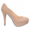 Pantofi eleganti, cu strasuri, pentru femei