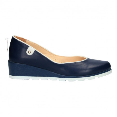 Pantofi eleganti, cu platforma, piele naturala