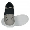 Pantofi sport copii, gri cu negru