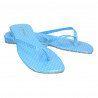 Saboti dama, flip flops, albastrii cu buline albe