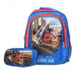 Rucsac figurina, motociclist, baieti