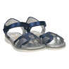 Sandale moderne, cu strasuri pentru fete, blue