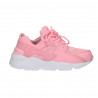 Sneakers roz, piele eco, textil, talpa groasa