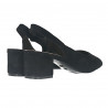 Pantofi negri, trendy, toc mediu