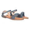 Sandale casual, stil boho, culoare gri