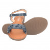 Sandale casual, stil boho, culoare gri