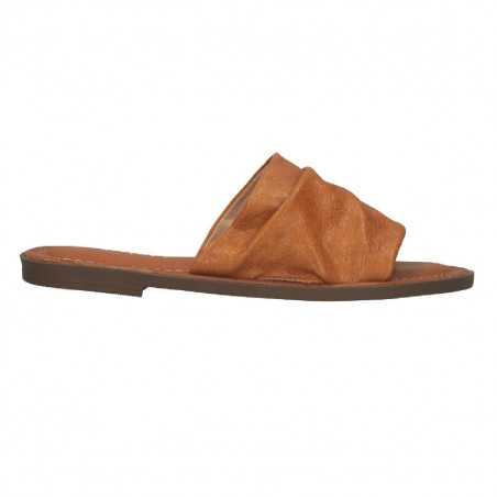 Papuci fashion, dama, maro deschis